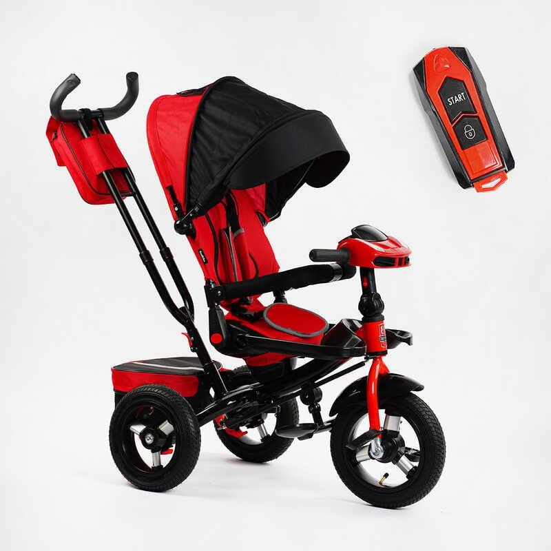 Велосипед 6088 F - 725-02 Best Trike (1) ПОВОРТНЕ СИДІННЯ, КЕРМО СКЛАДАЄТЬСЯ, ФАРА МУЗИЧНА З USB, НАДУВНІ КОЛЕСА, ПУЛЬТ УВІМКНЕННЯ