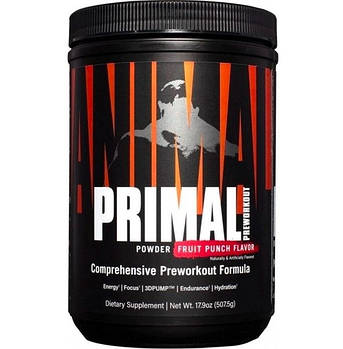 Предтренировочники  Universal Nutrition Animal Primal Powder, Preworkout 507,5 g /25 servings