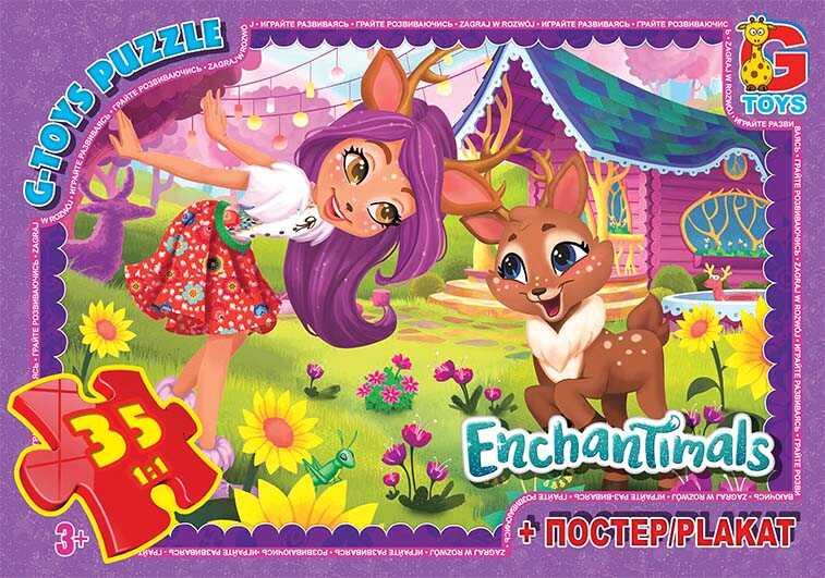 Гр Пазли 35 ел. "G Toys" "Enchantimals" EA 211 (62) +постер