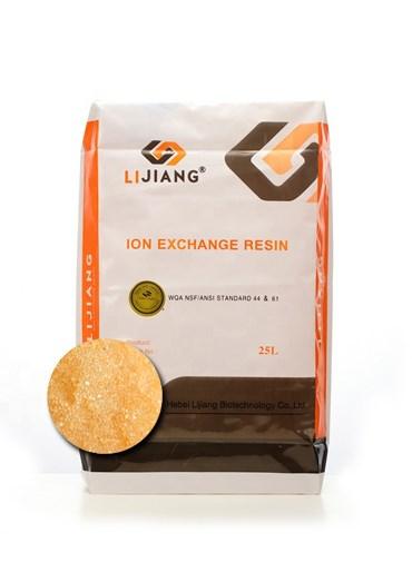 Сильнокислотний катіоніт LIJI Resin Hebei 001X8 (25л/мішок)