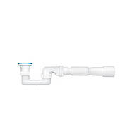 Сифон для душового піддона ANIplast 1 1/2'х40 мм із гнучкою трубою 40х40/50 Е016EU