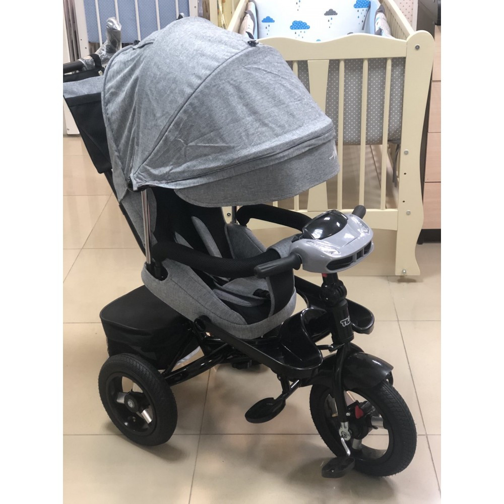 Велосипед триколісний TILLY Impulse T-386/2 з батьківською ручкою та поворотним сидінням