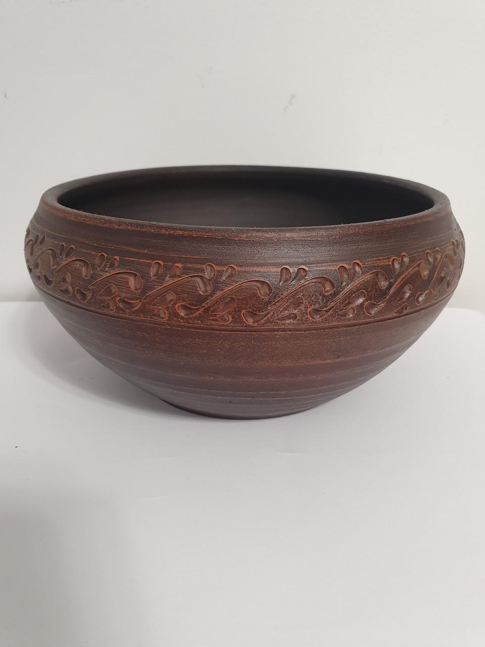 Чавунок для духовки, запікання глиняний (з червоної глини), 2 л