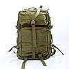 Рюкзак тактичний на 45л (50х30х20 см) M07, Оливковий / Військовий рюкзак / Армійський рюкзак, фото 4