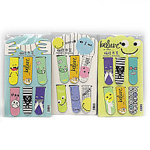 Набір закладок магнітних JQ-850 6шт. на стрічці mix