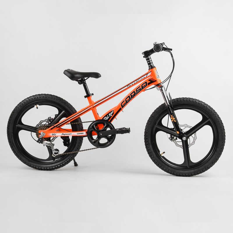 Дитячий спортивний велосипед 20'' CORSO «Speedline» MG-21060 (1) магнієва рама, магнієві литі диски, Shimano Revoshift 7