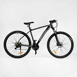 Велосипед Спортивний Corso "Magnus" 29" MG-61099 (1) рама алюмінієва 21", гідравлічні гальма Shimano, обладнання L-TWOO 27