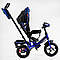 Велосипед 3-х кол. 3390 / 17-063 Best Trike (1) НАДУВНІ КОЛЕСА d=29см. переднє, d = 26см. задні, ФАРА З USB, пульт, фото 3