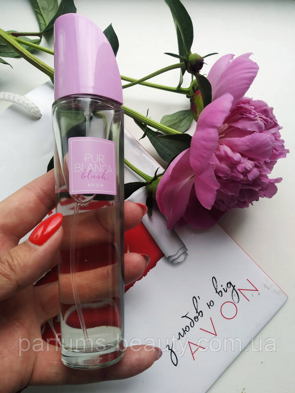 Туалетна вода жіноча Pur Blanca Blush, Avon, Пур Бланка Блаш Ейвон,, фото 1