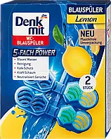 Denkmit WC Blauspьюлер Lemon Splash Підвісні таблетки для туалету 2 шт.