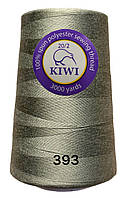 Нитки швейні KIWI №20/2 армовані, особливо міцні 3000 ярдів №393