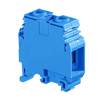 Клема ABB M35/16.N гвинтові 1SNA125124R0100 синя 35мм2 125А 800В ширина 16мм