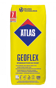Високоеластичний гелевий клей для плитки ATLAS GEOFLEX, 25кг