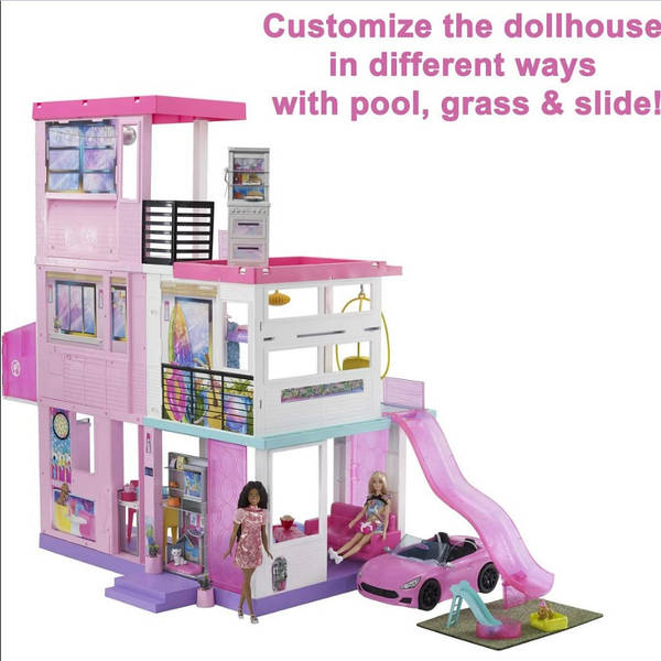 2 Barbie Deluxe Special Edition 60th DreamHouse HCD51