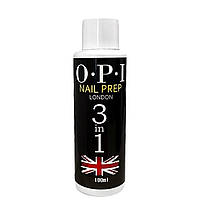 Жидкость O.P.I 100 мл. для ногтей Nail prep 3в1 (снятие липкого слоя, обезжиривание, очистка кистей)