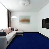 Самоклеюча плитка під ковролін синя 600х600х4мм, фото 8