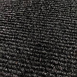 Самоклеюча плитка під ковролін чорна 600х600х4мм, фото 3