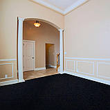 Самоклеюча плитка під ковролін чорна 600х600х4мм, фото 9