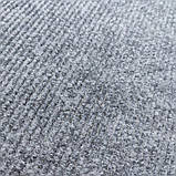 Самоклеюча плитка під ковролін сіра 600х600х4мм, фото 3