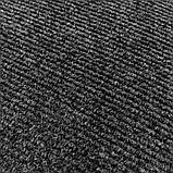 Самоклеюча плитка під ковролін темно-сіра 300х300х4мм, фото 2