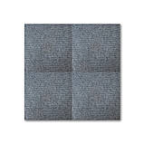 Самоклеюча плитка під ковролін сіра 300х300х4мм, фото 2