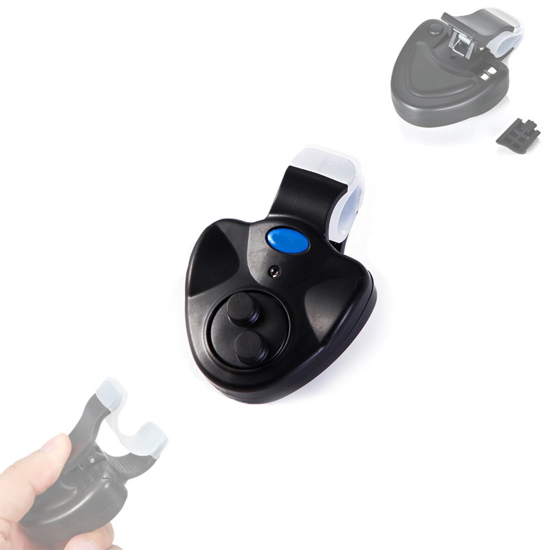 Сигналізатор клювання електронний зі світлозвуком, прищіпка, фото 1