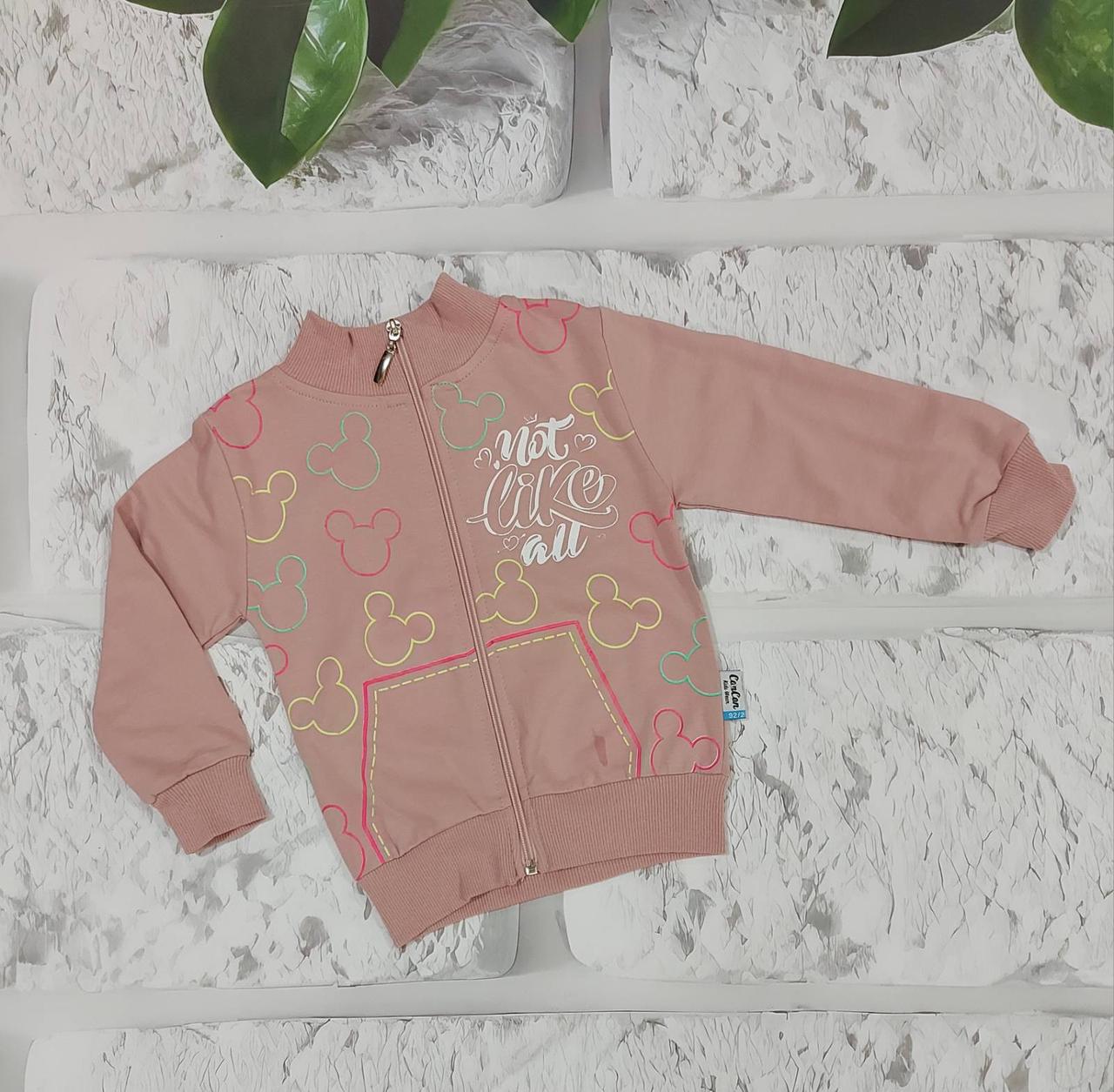 Кофта трикотажна для дівчат на зріст 92,92, фото 1