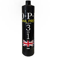 OPI Nail Prep 3IN1 (750 мл.) - знежирювач для нігтів, зняття липкого шару