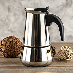 Кавоварка гейзерна "Генуя" з неіржавкої сталі