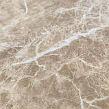Декоративна ПВХ плита Кремовий мармур 600х600х3мм, фото 4