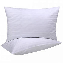 Набір наволочок  50х70см 2шт страйп сатин Білий Moonlight