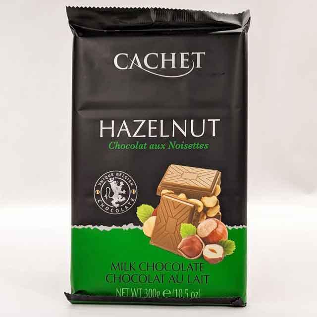Cachet milk chocolate Hazelnut молочный шоколад с целым фундуком 300 г Бельгия - фото 1 - id-p681343295