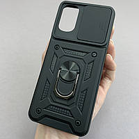 Чехол для Motorola G22 противоударный со шторкой чехол на телефон моторола г22 черный CRT
