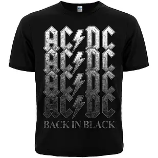 Футболка AC/DC "Back In Black"(black) S