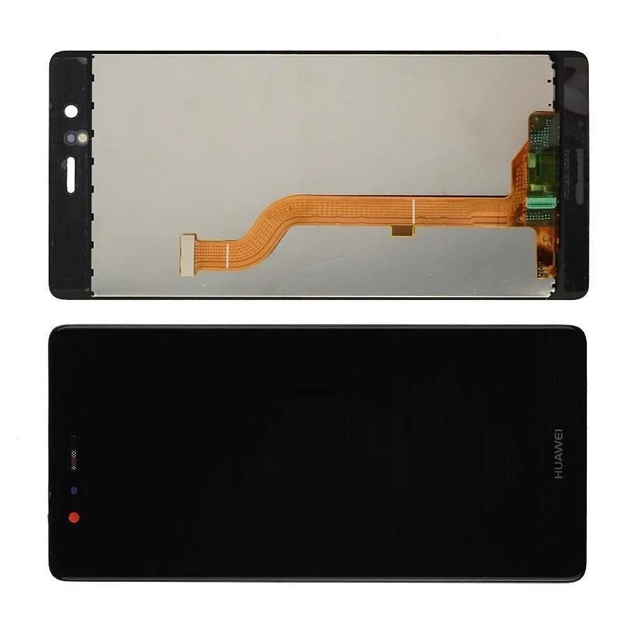 Дисплей Huawei P9 модуль в зборі з тачскріном, чорний, з рамкою
