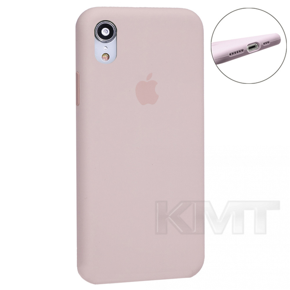 Купить Original Silicone Case Full Size iPhone Xr Pink Sand (19), цена