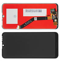 Дисплей Huawei Y6 2019, Y6 2019 Pro, Honor 8A модуль в зборі з тачскріном, чорний, з логотипом