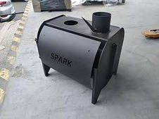 Піч із варильною поверхнею на дровах Spark B.k.120 з вторинним допалюванням, фото 4