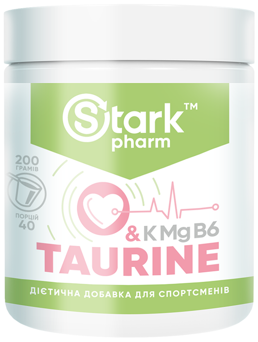 Таурин Stark Pharm - Taurine & KMgB6 (200 грамів)