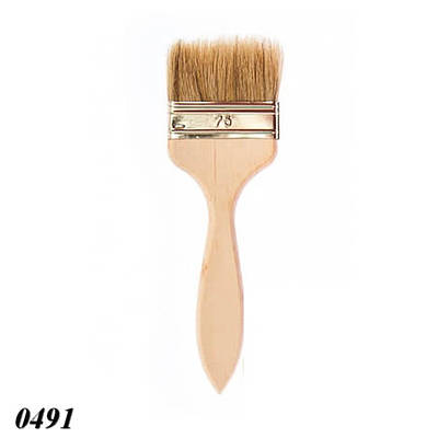 Щітка натуральна фарбувальна 7.5 см (4шт)