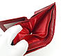 Жіночий шкіряний гаманець лаковий 10х12х3.5 см на магніті Cardinal Червоний, фото 6