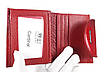 Жіночий шкіряний гаманець лаковий 10х12х3.5 см на магніті Cardinal Червоний, фото 7