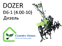 Мотоблок DOZER D6-1(4.00-10) дизель