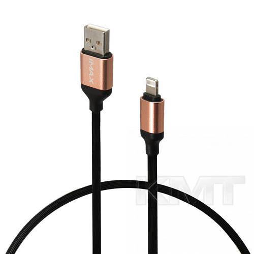 Купить IMax Lightning (USB 3.0) Cable (1.5m) Black, цена 73.60 ₴ — Prom