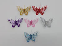 Метелик на магніті для декору штор Метелики магніти на холодильник 7*5,5 cm набір 24 штуки