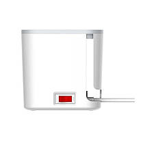 Подовжувач із заземленням 2 метри 5 розеток + 2USB Type-C QC Ldnio SCW5354 Qi White N, фото 6