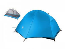 Намет Naturehike Cycling I (1-місний) 210T polyester + footprint NH18A095-D Blue, фото 4