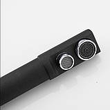 Змішувач для кухні Frap F4352-7 на дві води, чорний, фото 3