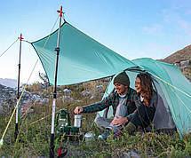 Намет Naturehike ShaRed II (2-х місний) 20D nylon NH20ZP091 Green, фото 6