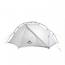 Намет Naturehike VIK I (1-місний) 15D silicone NH18W001-K White, фото 4